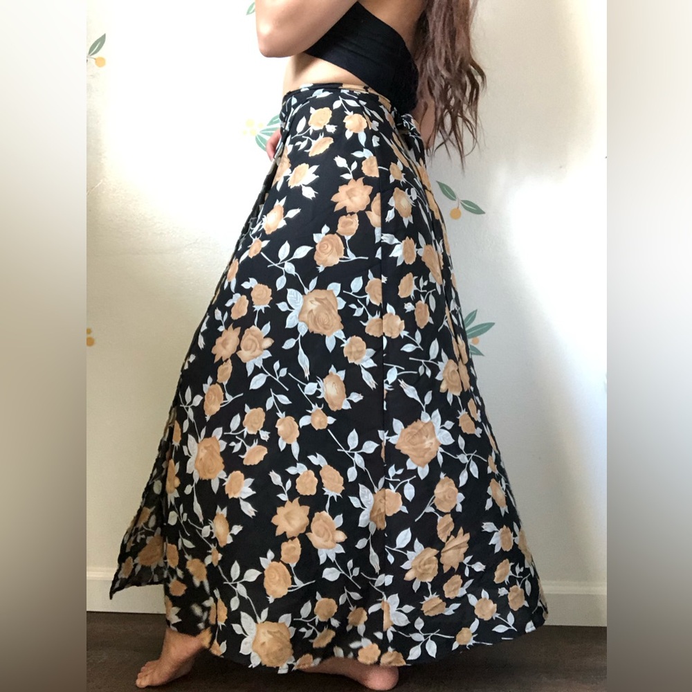 Vintage Cosmos Rose Skirt
